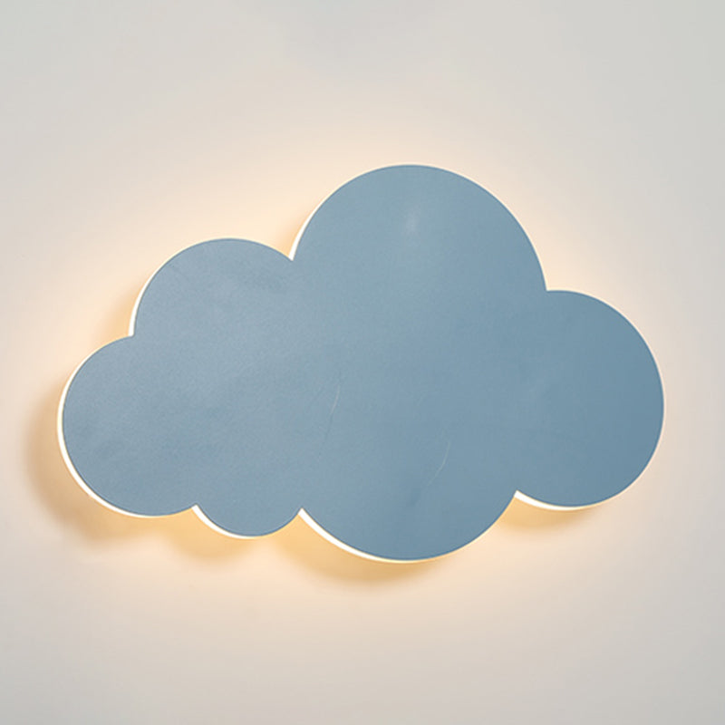 Modern Style Cloud Wall Mounted Lamps Metal 1 Light Wall Lamps