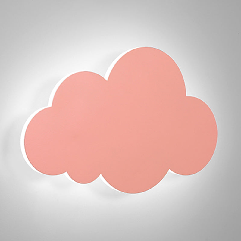 Modern Style Cloud Wall Mounted Lamps Metal 1 Light Wall Lamps