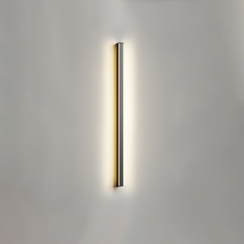 Metallic Linear Wall Light Fixture Modern Style Wall Light Sconce for Living Room