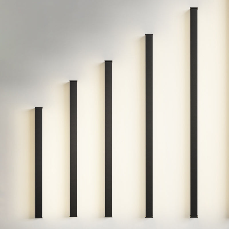 Metallic Linear Wall Light Fixture Modern Style Wall Light Sconce for Living Room