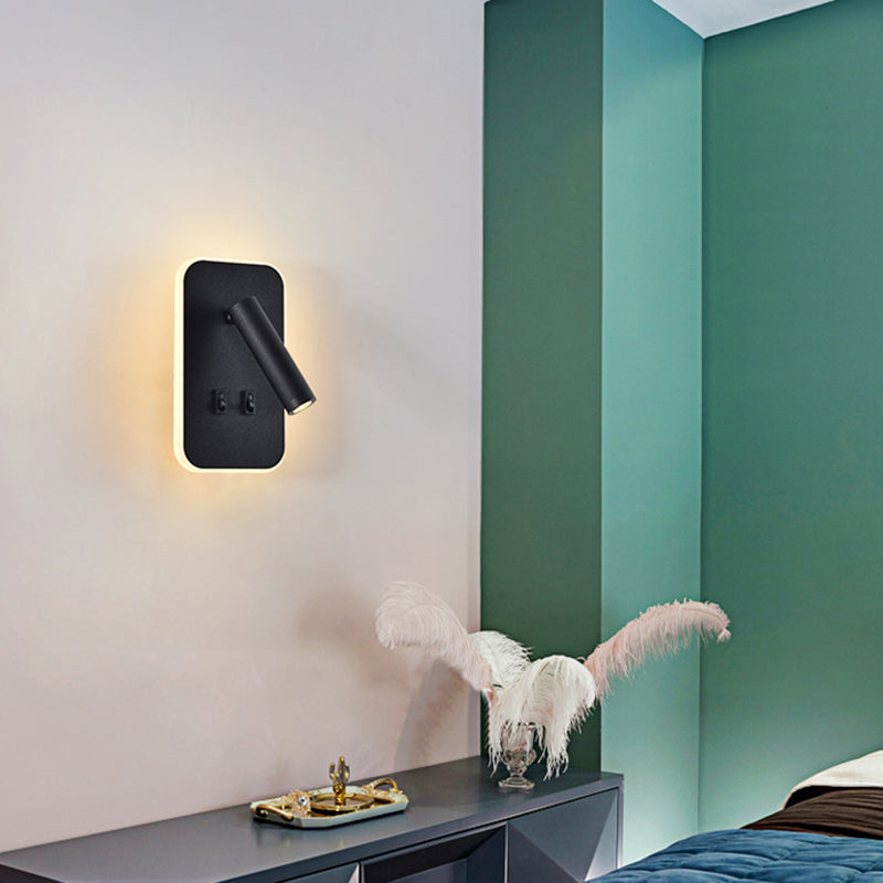 Metal Reading Wall Light Fixture Modern Style Wall Light Sconce for Bedroom