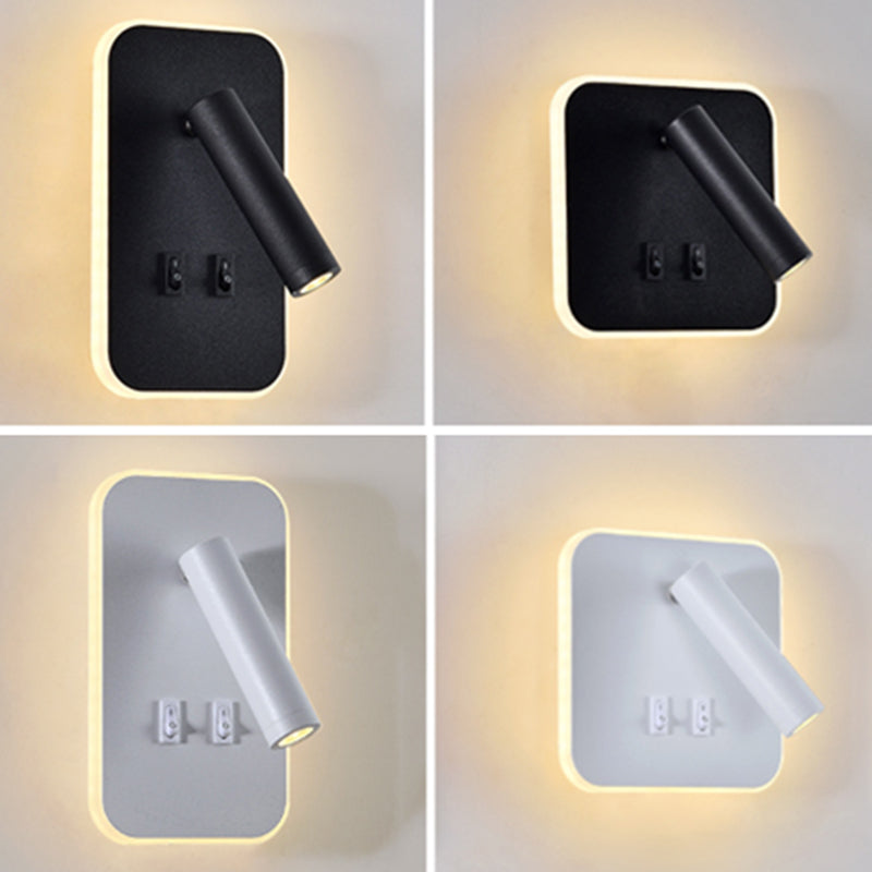Metal Reading Wall Light Fixture Modern Style Wall Light Sconce for Bedroom