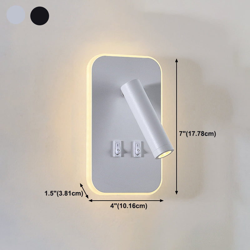 Metal Reading Wall Light Fixture Modern Style Wall Light Sconce for Bedroom