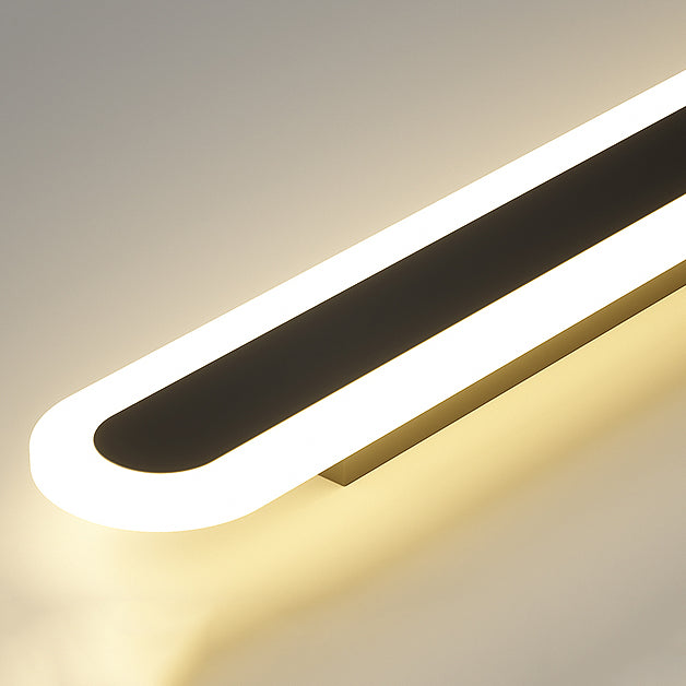 Linear Shape Metal Wall Light Modern 1 Light Wall Mount Light