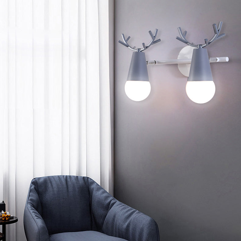 Multi Light Unique Wall Sconce Modern Style Metal Wall Lighting for Bedroom