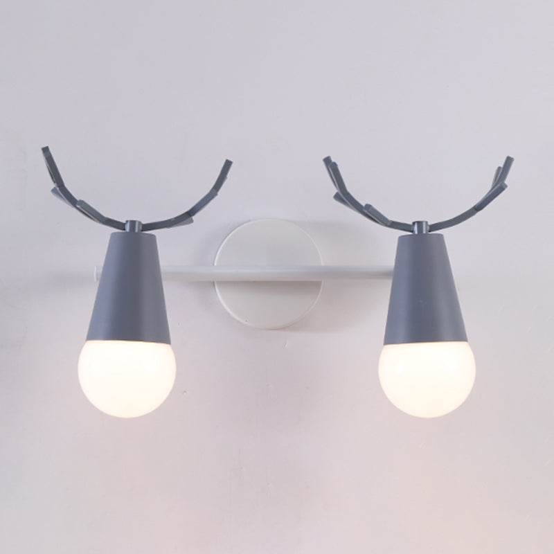 Multi Light Unique Wall Sconce Modern Style Metal Wall Lighting for Bedroom