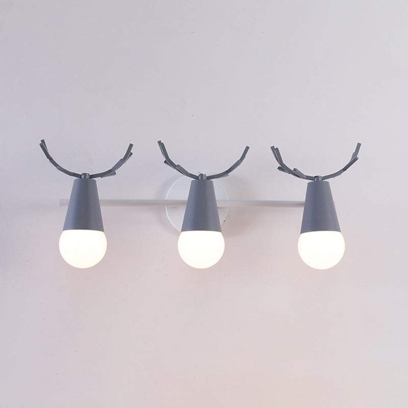 Multi Light Unique Wall Sconce Modern Style Metal Wall Lighting for Bedroom
