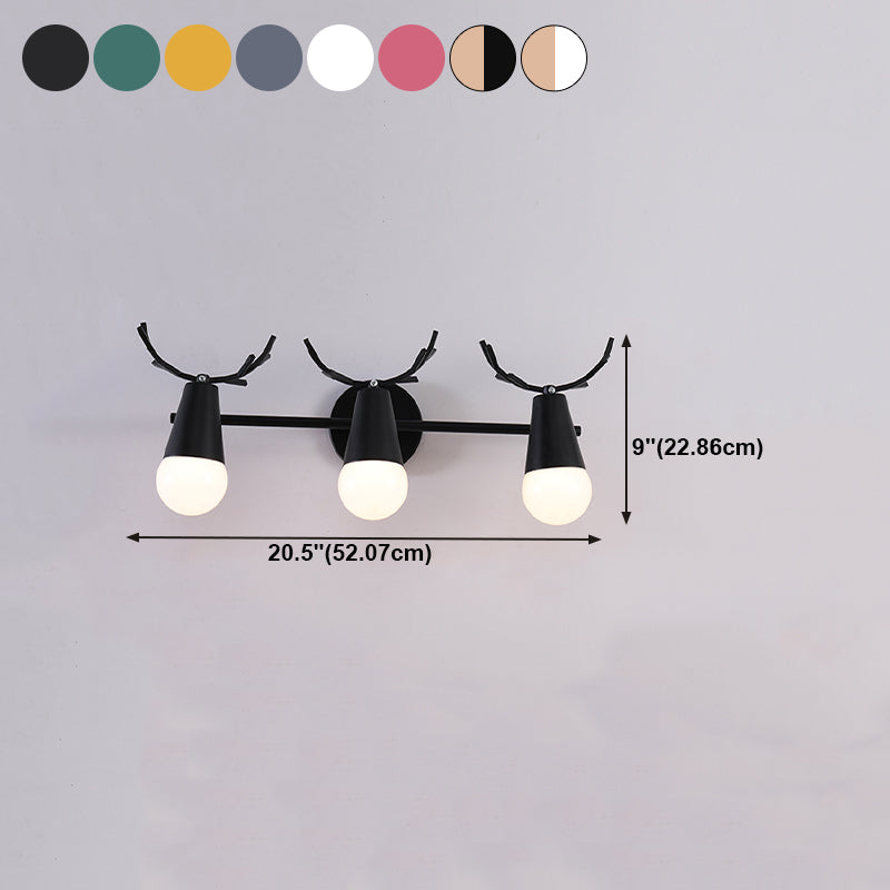 Multi Light Unique Wall Sconce Modern Style Metal Wall Lighting for Bedroom