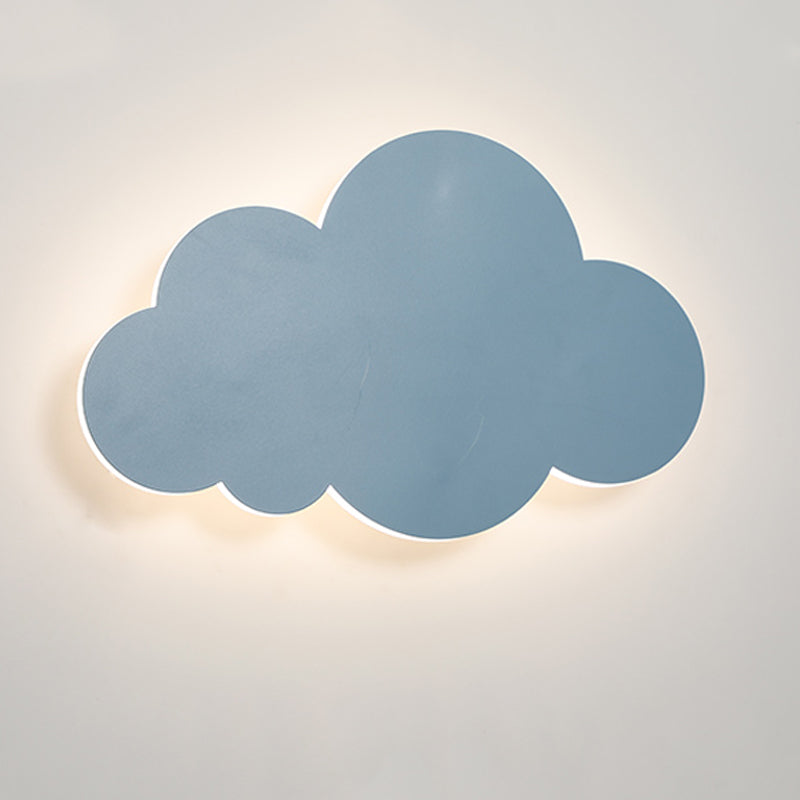 1 Light Cloud Wall Sconce Modern Style Metal Wall Lighting for Bedroom