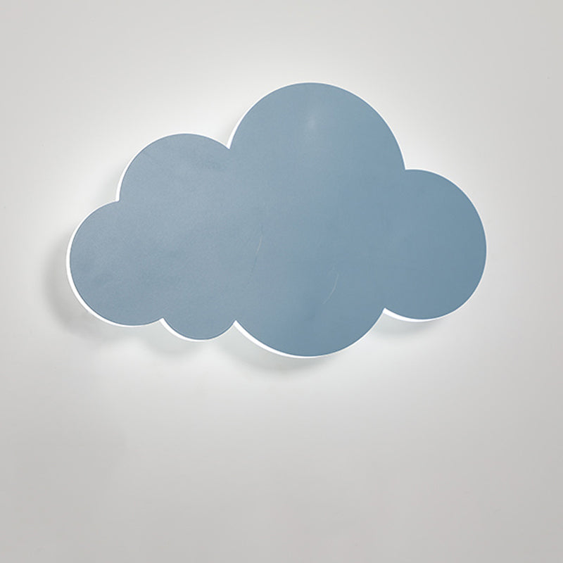 1 Light Cloud Wall Sconce Modern Style Metal Wall Lighting for Bedroom