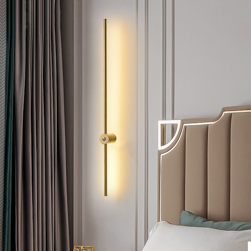 Modern Style Linear Shape Wall Sconce Metal Wall Lighting for Dining Room
