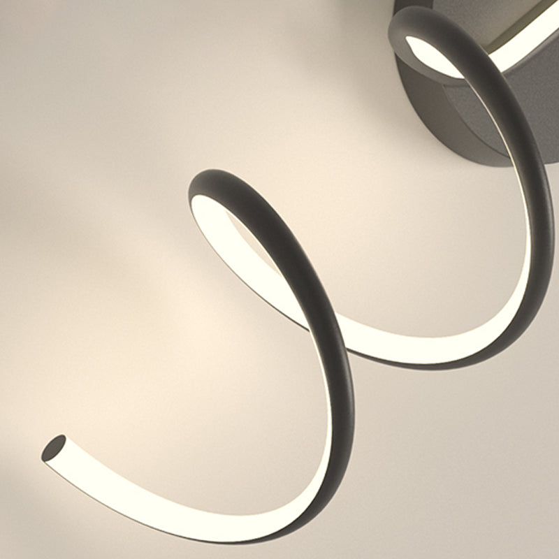 Modern Style Linear Shape Wall Sconce Metal 1 Light Wall Lighting for Living Room