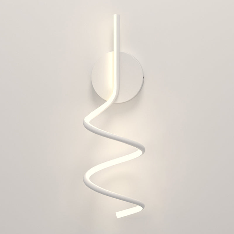 Modern Style Linear Shape Wall Sconce Metal 1 Light Wall Lighting for Living Room