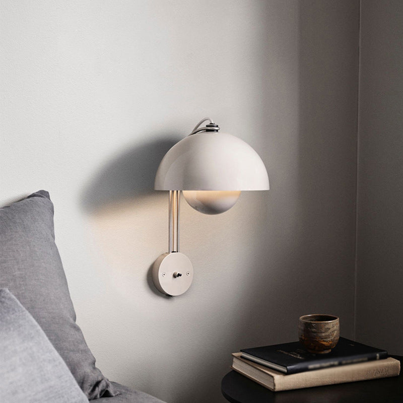 Macaron Wall Mount Light Modern Wall Sconce Light with Metal Shade for Aisle