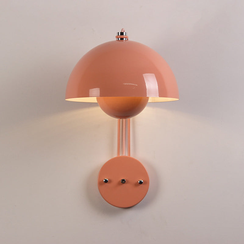 Macaron Wall Mount Light Modern Wall Sconce Light with Metal Shade for Aisle