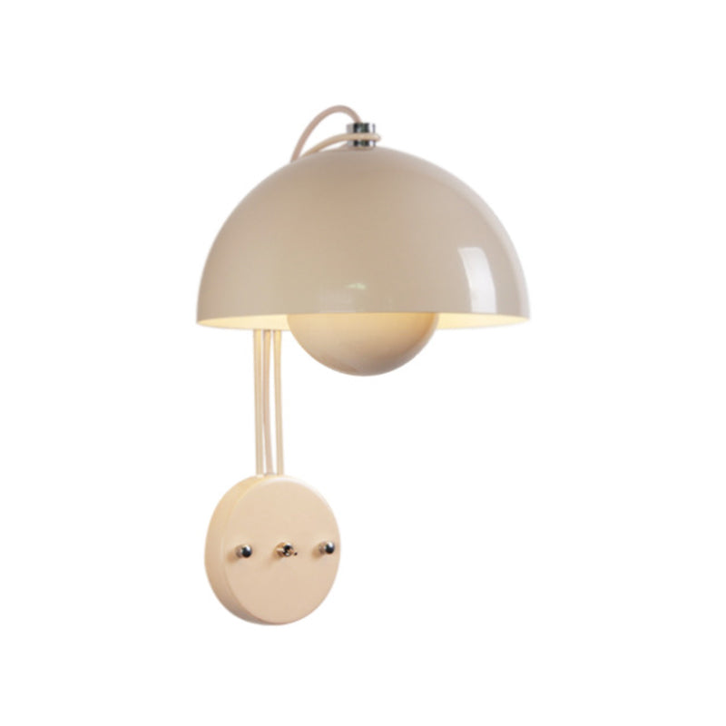 Macaron Wall Mount Light Modern Wall Sconce Light with Metal Shade for Aisle