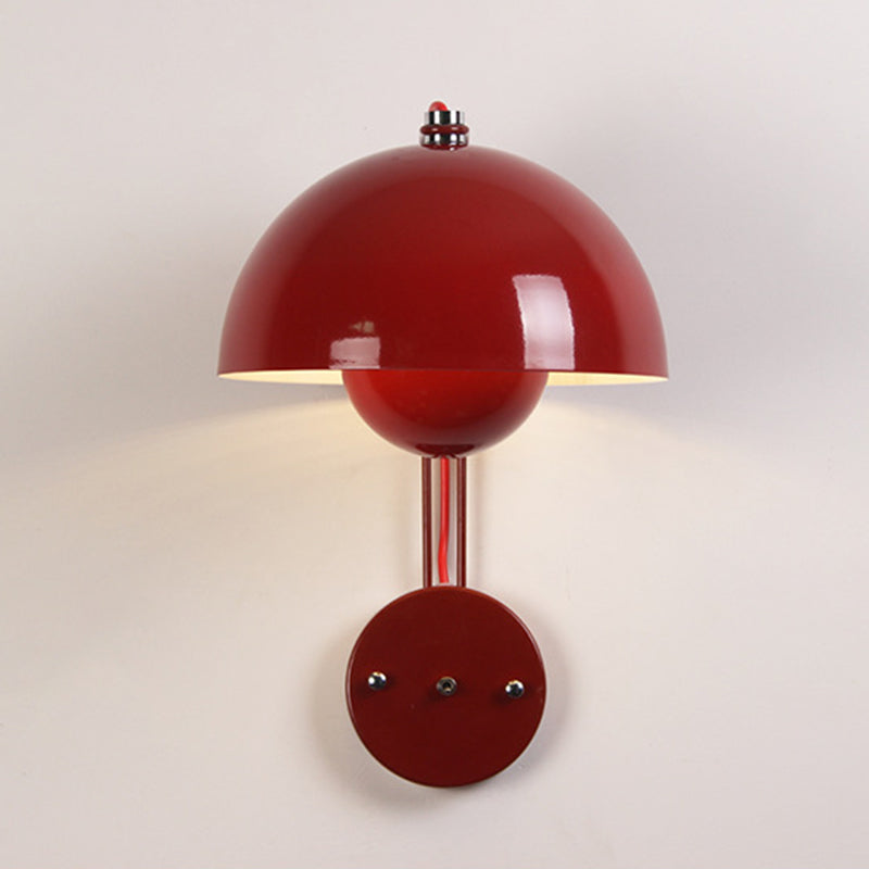 Macaron Wall Mount Light Modern Wall Sconce Light with Metal Shade for Aisle