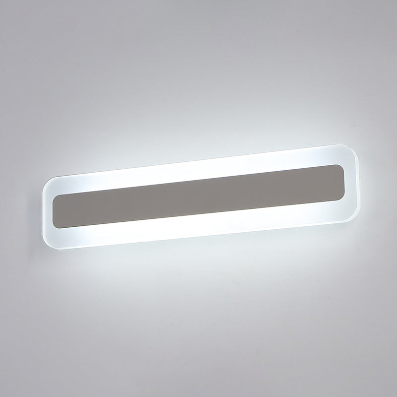 Luce da parete a forma lineare in metallo MODERNO MODERNO MODICA SPECCHIO MOLTO MOLTO MONTRO