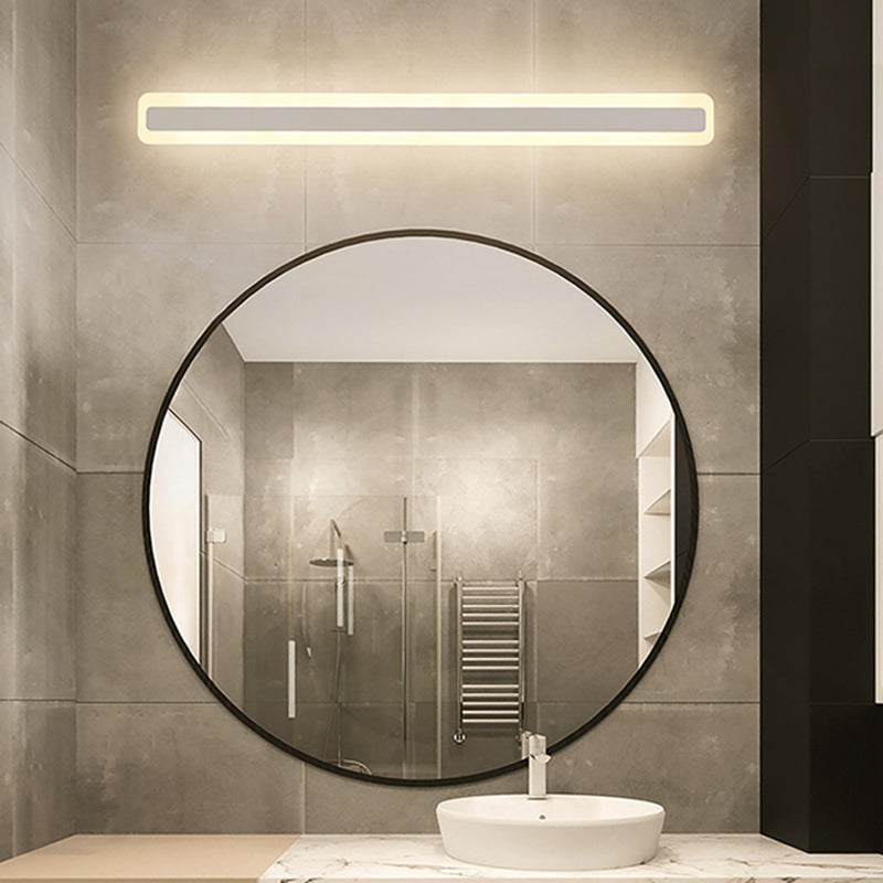 Luce da parete a forma lineare in metallo MODERNO MODERNO MODICA SPECCHIO MOLTO MOLTO MONTRO