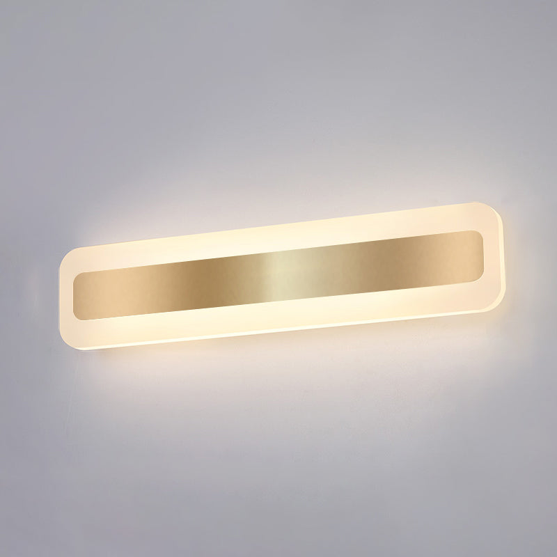 Luce da parete a forma lineare in metallo MODERNO MODERNO MODICA SPECCHIO MOLTO MOLTO MONTRO