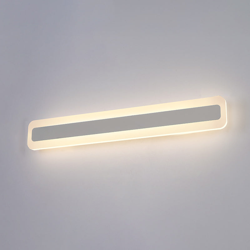 Luce da parete a forma lineare in metallo MODERNO MODERNO MODICA SPECCHIO MOLTO MOLTO MONTRO
