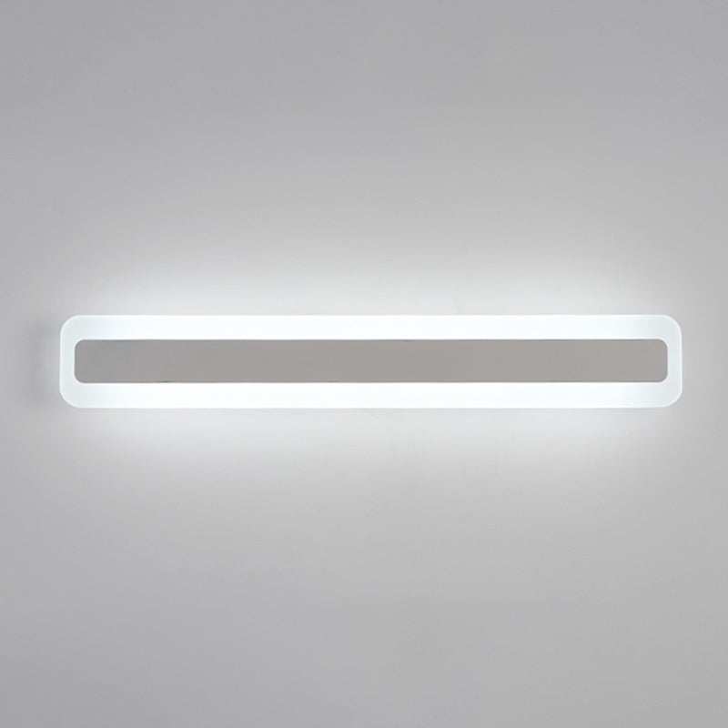 Luce da parete a forma lineare in metallo MODERNO MODERNO MODICA SPECCHIO MOLTO MOLTO MONTRO