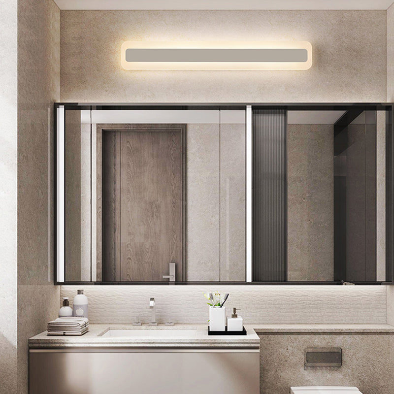 Luce da parete a forma lineare in metallo MODERNO MODERNO MODICA SPECCHIO MOLTO MOLTO MONTRO