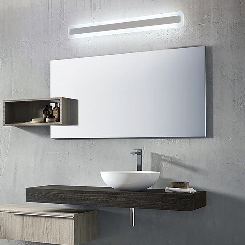 Luce da parete a forma lineare in metallo MODERNO MODERNO MODICA SPECCHIO MOLTO MOLTO MONTRO