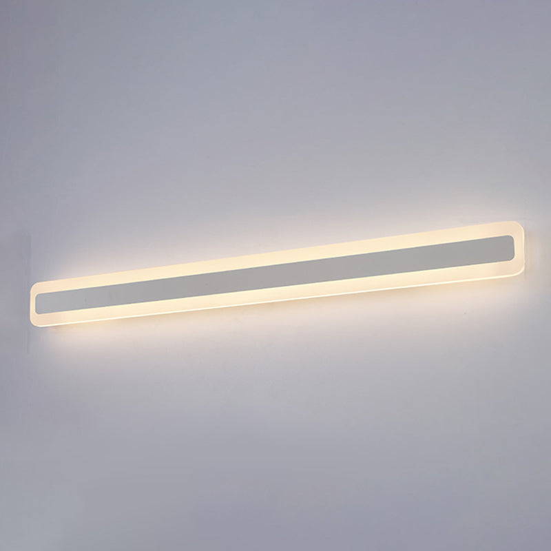 Luce da parete a forma lineare in metallo MODERNO MODERNO MODICA SPECCHIO MOLTO MOLTO MONTRO