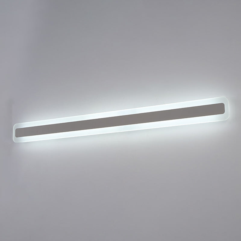 Luce da parete a forma lineare in metallo MODERNO MODERNO MODICA SPECCHIO MOLTO MOLTO MONTRO