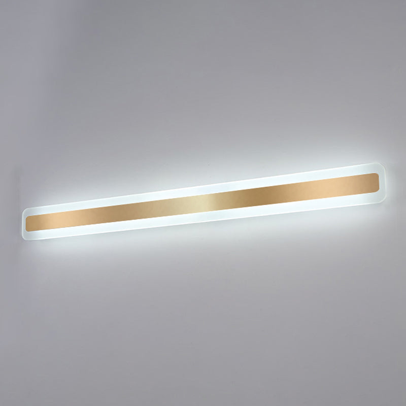 Luce da parete a forma lineare in metallo MODERNO MODERNO MODICA SPECCHIO MOLTO MOLTO MONTRO