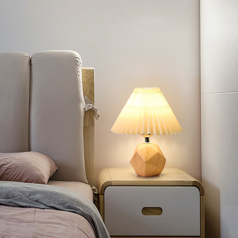 Modern Simple Table Lamp Ceramics Base Colorful Bulb Table Light for Living Room