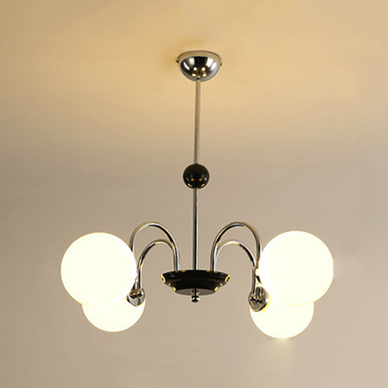 Modern Hanging Pendant Lights Simplicity Style Glass Shade Chandelier Light