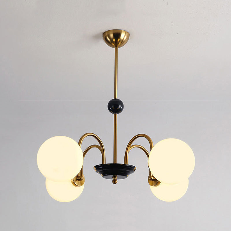 Modern Hanging Pendant Lights Simplicity Style Glass Shade Chandelier Light