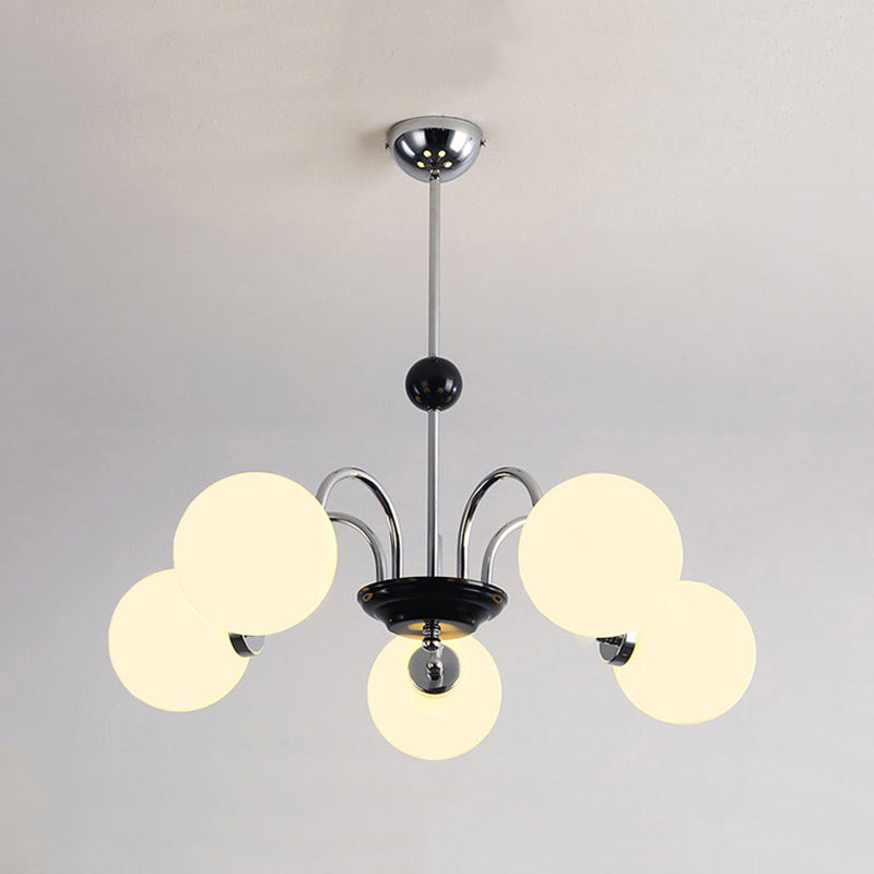 Modern Hanging Pendant Lights Simplicity Style Glass Shade Chandelier Light