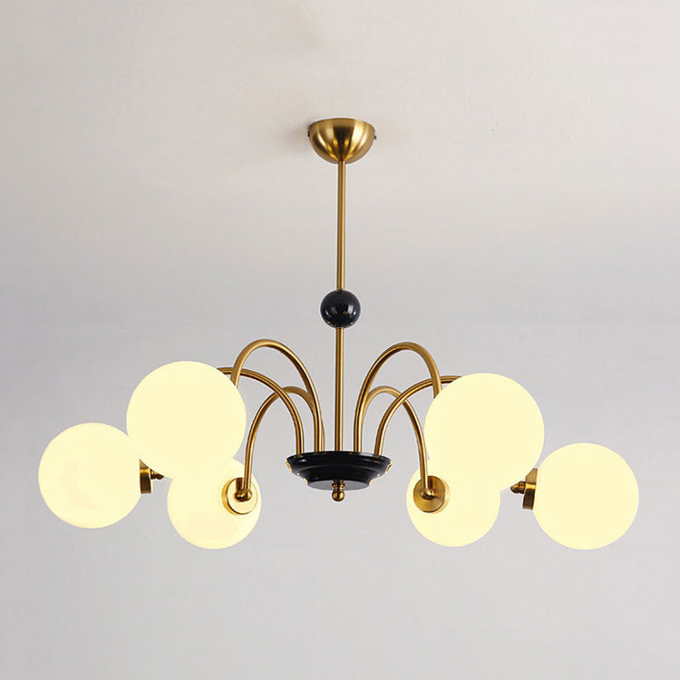 Modern Hanging Pendant Lights Simplicity Style Glass Shade Chandelier Light