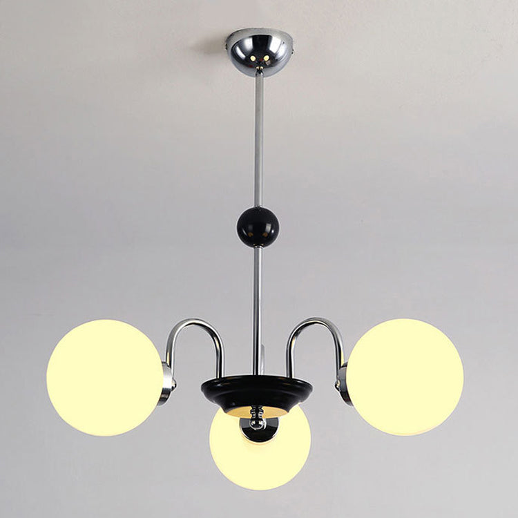 Modern Hanging Pendant Lights Simplicity Style Glass Shade Chandelier Light