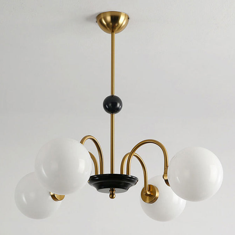 Modern Hanging Pendant Lights Simplicity Style Glass Shade Chandelier Light