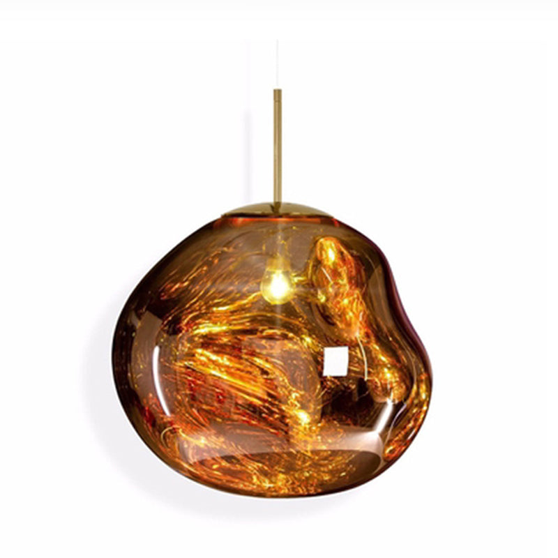 Ball Shape Glass Hanging Pendant Light Nordic Suspension Pendant Light