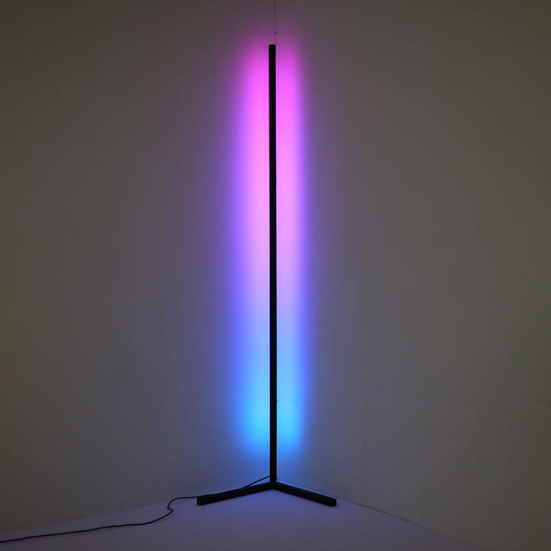 Minimalist Style Metal LED Floor Lamp Modern Geometry Line Floor Light for Living Room