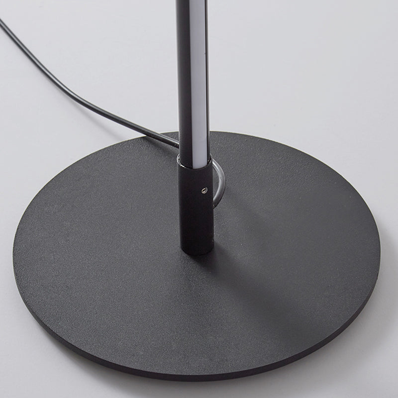 1-Light Strip Shape Floor Light Modern Style Floor Standing Light with Acrylic Shade