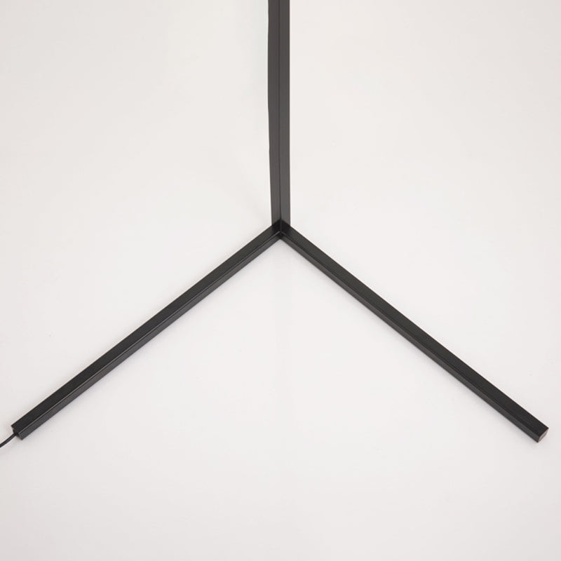 Modern Aluminium Simple Floor Lamp Geometric Line LED Floor Light for Bedroom
