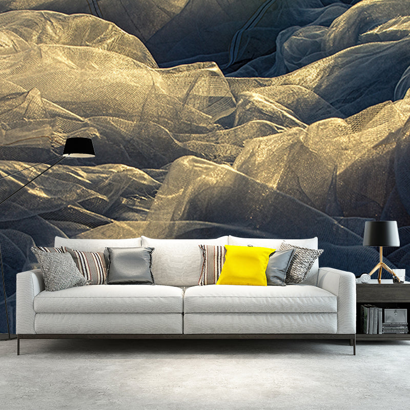 Texture Resistant Mural Wallpaper Environment Friendly Sleeping Room Wall Mural