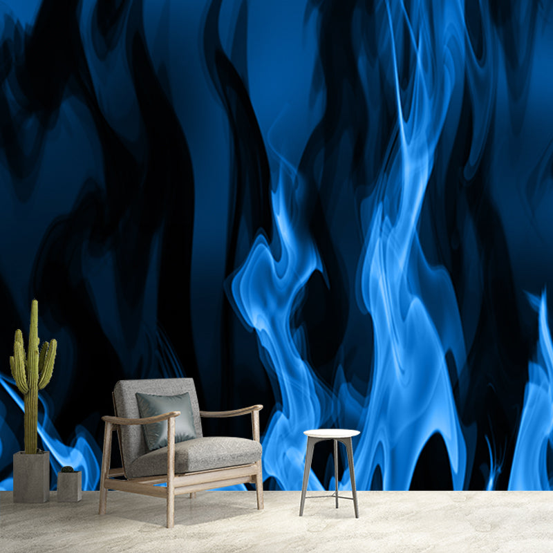 Modern Style Photography Mural Wallpaper Flame Indoor Wall Mural