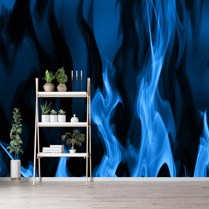 Modern Style Photography Mural Wallpaper Flame Indoor Wall Mural