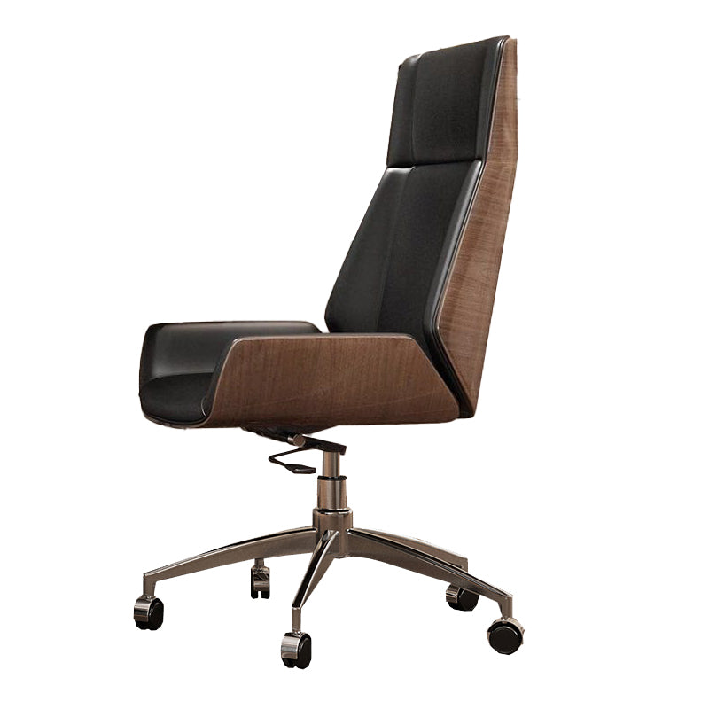Executive Ergonomic Computer Chair Silver Metal Base Contemporary Office Chair