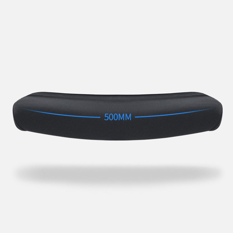 Ergonomic Mesh Desk Chair Modern Style Fixed Arms Chair with Swivel Casters