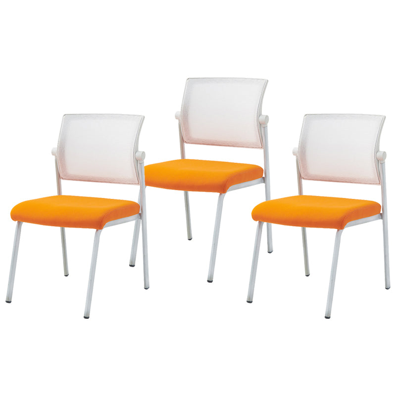 Modern Black Aluminium Base Conference Chair with Low Back Home Office Chair