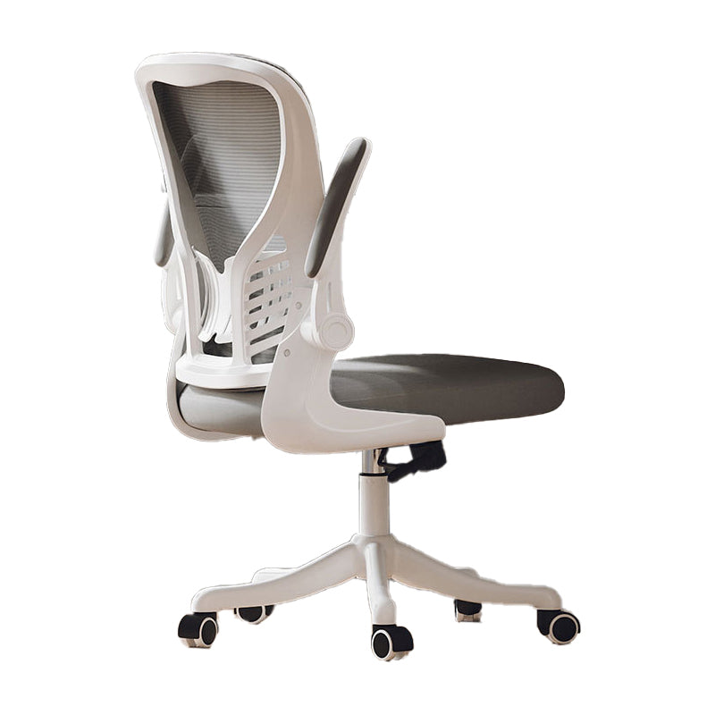 High Back Office Chair with Sponge Cushion Adjustable Arm Nylon Office Chair