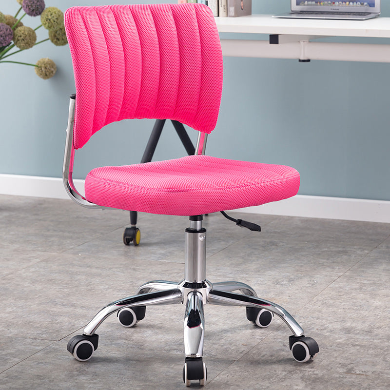 Modern Style Task Chair Mid-Back Ergonomic Armless Office Chair